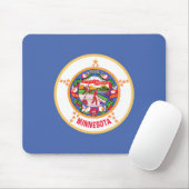 Minnesota Staatsflagge Mousepad (Mit Mouse)