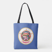 Minnesota Staatsflagge Tasche (Rückseite)