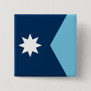Minnesota Staatsflagge USA Button