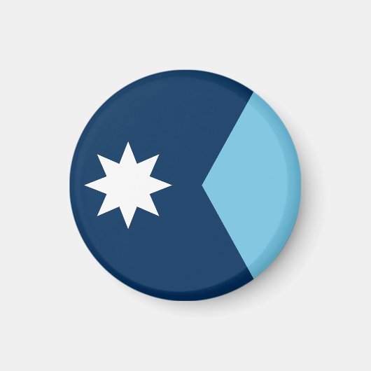 Minnesota Staatsflagge USA Magnet (Vorne)