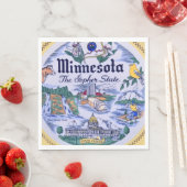 Minnesota Staatspartei Serviette (Beispiel)