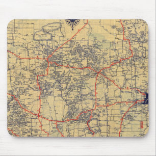 Minnesota-Standardkarte Mousepad