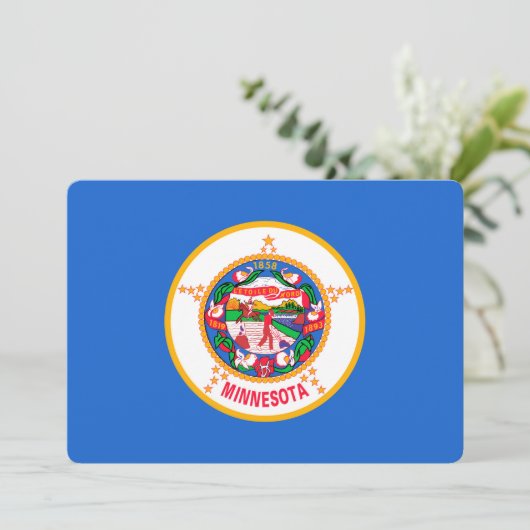 Minnesota State Flag Design (Stehend Vorderseite)