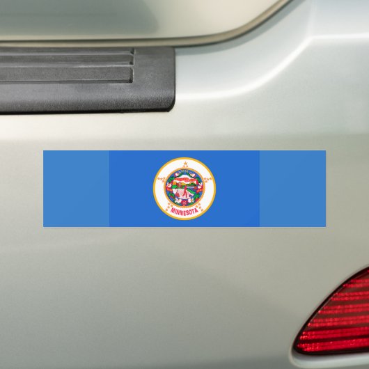 Minnesota State Flag Design Autoaufkleber (Auf Auto)