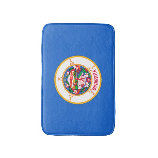 Minnesota State Flag Design Badematte (Vorderseite Vertikal)