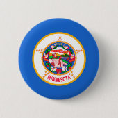 Minnesota State Flag Design Button (Vorderseite)