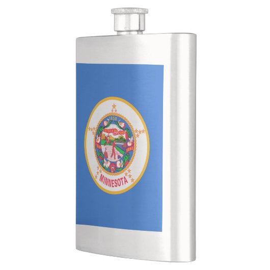 Minnesota State Flag Design Flachmann (Links)