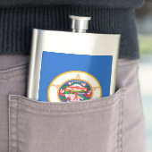 Minnesota State Flag Design Flachmann (Beispiel)