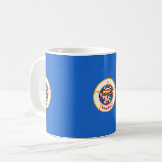 Minnesota State Flag Design Kaffeetasse (Vorderseite Links)