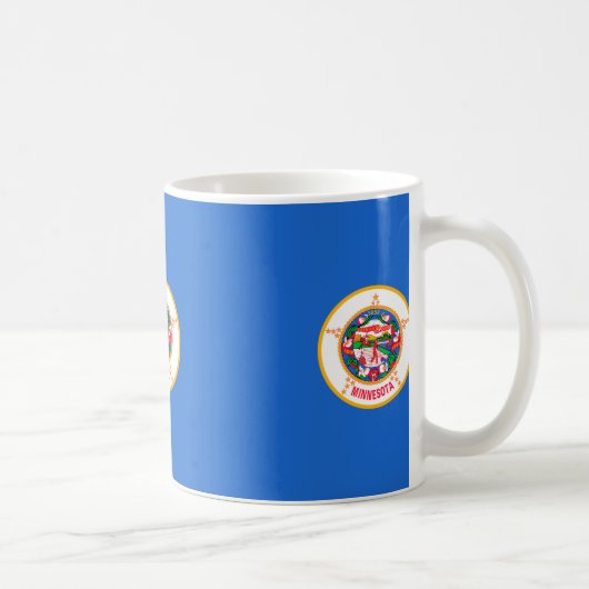 Minnesota State Flag Design Kaffeetasse (Rechts)