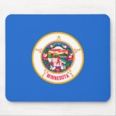 Minnesota State Flag Design Mousepad (Vorne)