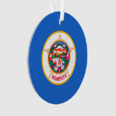 Minnesota State Flag Design Ornament (Vorderseite)