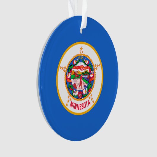 Minnesota State Flag Design Ornament (Vorderseite)