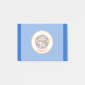 Minnesota State Flag Design Post-it Klebezettel (Vorderseite)
