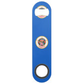 Minnesota State Flag Design Speed Flaschenöffner (Rückseite)