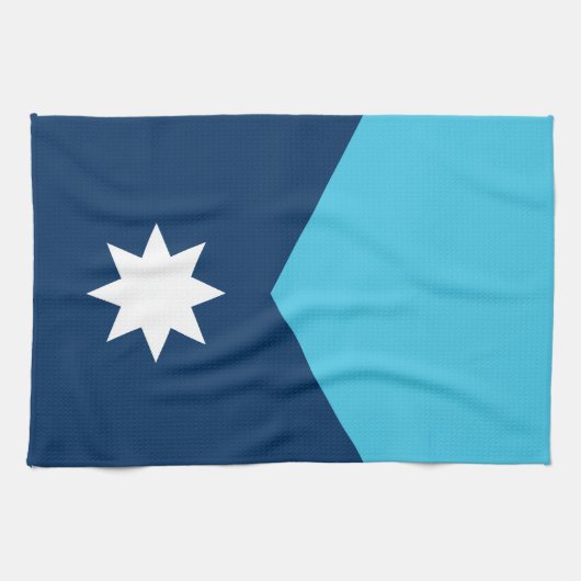 Minnesota State Flag Küchentuch (Horizontal)