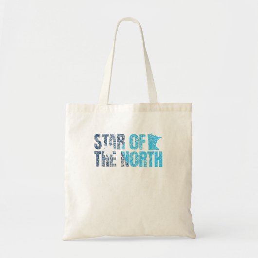 Minnesota State Flag Mn Star der Nordkarte Tragetasche (Vorne)