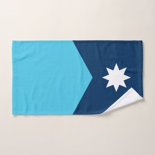 Minnesota State Flag & Siegel Handtuch Set (Handtuch)