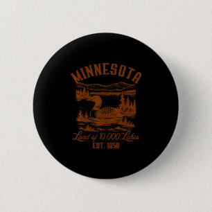 Minnesota State Reise Minnesota Gauch Souvenir Button