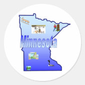 Minnesota Sticker (Vorderseite)