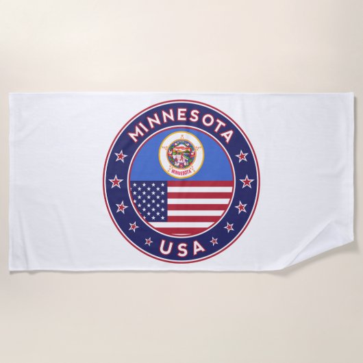Minnesota Strandtuch (Vorderseite)
