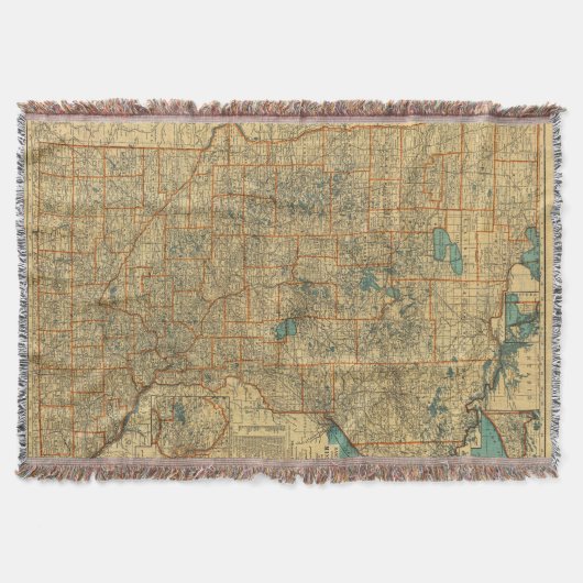 Minnesota-Straßenkarte Decke (Vorderseite)