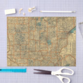 Minnesota-Straßenkarte Seidenpapier (Handwerk)
