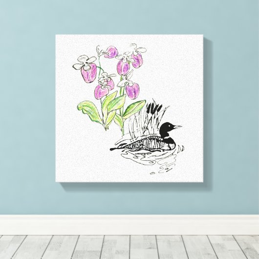 Minnesota Stretched Canvas Print Leinwanddruck (Insitu (Holzboden))