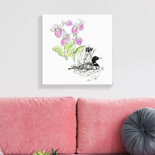 Minnesota Stretched Canvas Print Leinwanddruck (Insitu (Wohnzimmer))