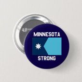 Minnesota Strong Knopf Button (Vorne & Hinten)