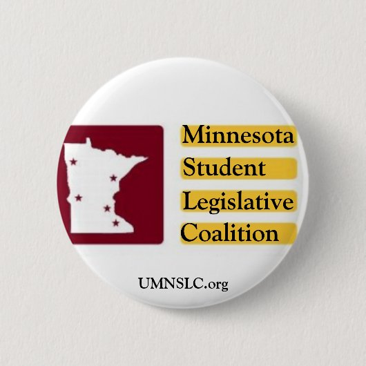 Minnesota-Studenten-Gesetzgebungskoalitions-Knopf Button (Vorderseite)