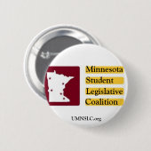 Minnesota-Studenten-Gesetzgebungskoalitions-Knopf Button (Vorne & Hinten)