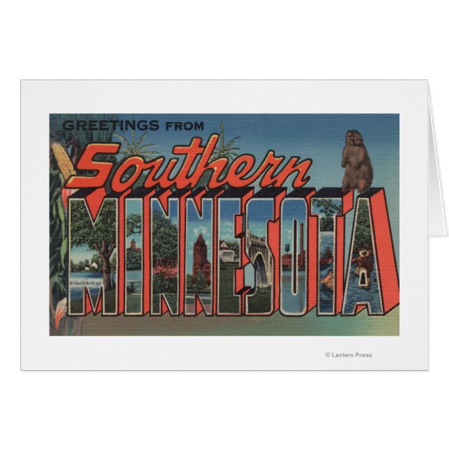 Minnesota (Süd) - Große Briefmarkenszenen (Vorderseite (Horizontal))