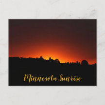 Minnesota Sunrise Postcard