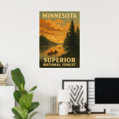 Minnesota Superior National Forest V02 Poster (Heimbüro)