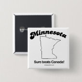 MINNESOTA - T - Shirt "MINNESOTA STAAT MOTTO" und Button (Vorne & Hinten)
