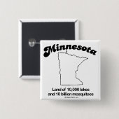 MINNESOTA - T - Shirt "MINNESOTA STAAT MOTTO" und  Button (Vorne & Hinten)