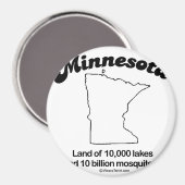 MINNESOTA - T - Shirt "MINNESOTA STAAT MOTTO" und Magnet (Vorderseite/Rückseite)