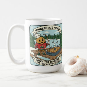 Minnesota Tater Tot Hotdish Retro-Maskottchen-Kaff Kaffeetasse