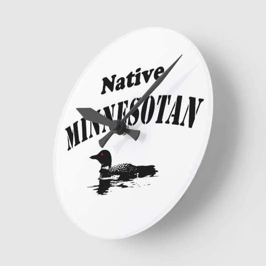Minnesota themed wall clocks runde wanduhr (Winkel)