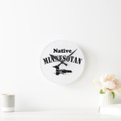 Minnesota themed wall clocks runde wanduhr (Zuhause)