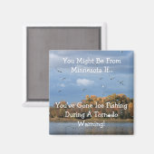 Minnesota Tornado Magnet (Vorderseite/Rückseite)