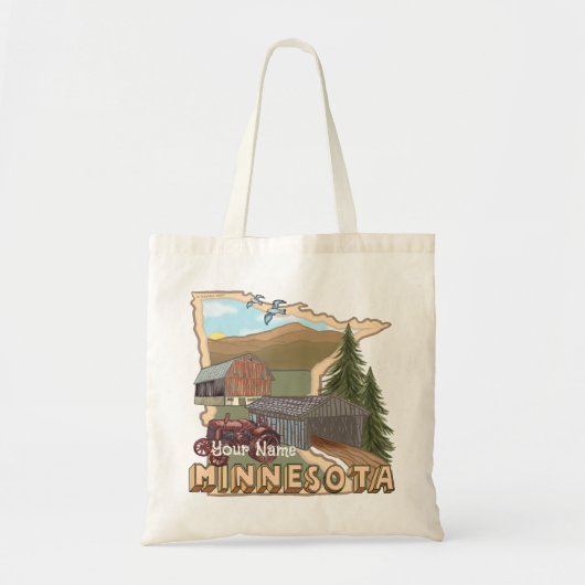 Minnesota Tote Bag Tragetasche (Vorne)