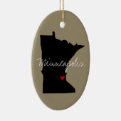 Minnesota Town Keramikornament (Rechts)