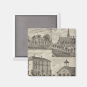 Minnesota Umgebung Magnet (Vorderseite/Rückseite)