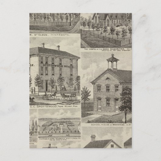 Minnesota Umgebung Postkarte (Vorderseite)