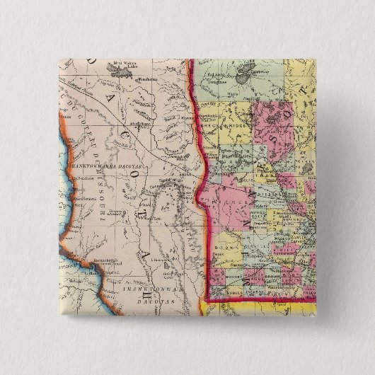 Minnesota und Dacotah Button (Vorderseite)