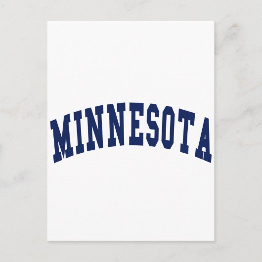 Minnesota-Uni Postkarte (Vorderseite)