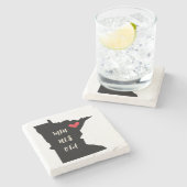 Minnesota-Untersetzer Steinuntersetzer (Seitenansicht)