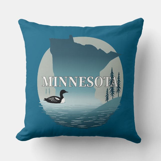 Minnesota USA Kissen (Vorderseite)